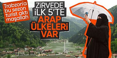 Trabzon'a 1 milyonu aşkın turist geldi!
